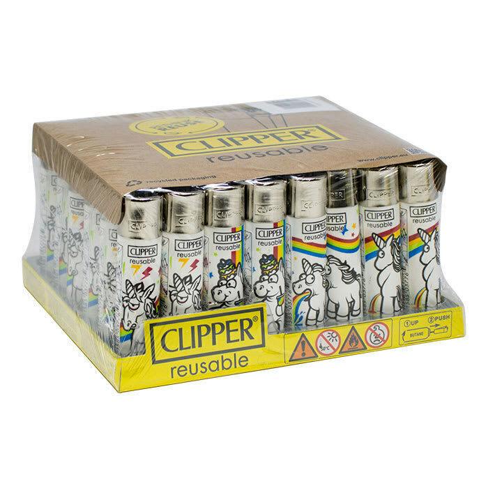 White Unicorn Clipper Lighter | Accessories