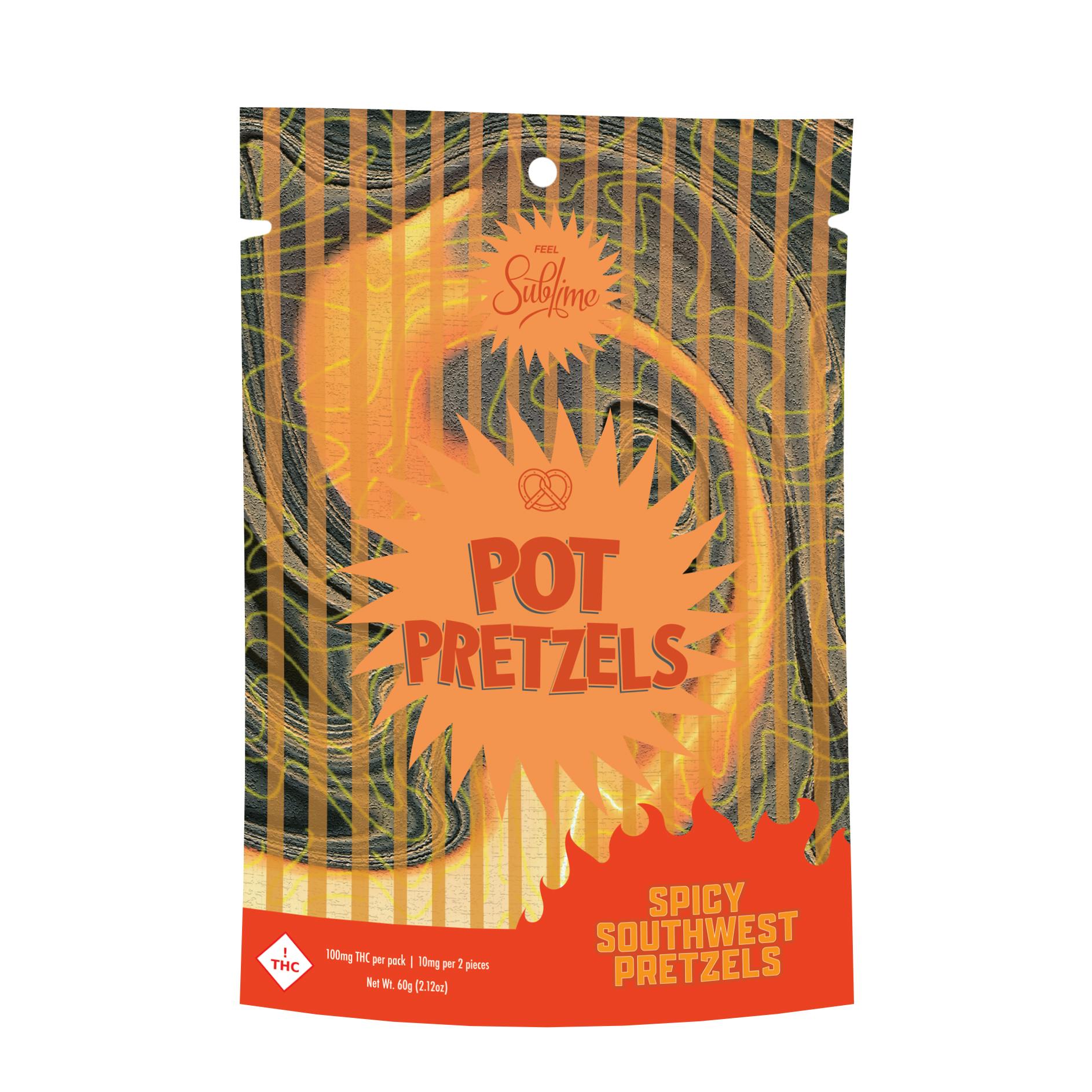 100mg Spicy Southwest Pretzels (0.1g) | 10pk | 9.55mg/ea