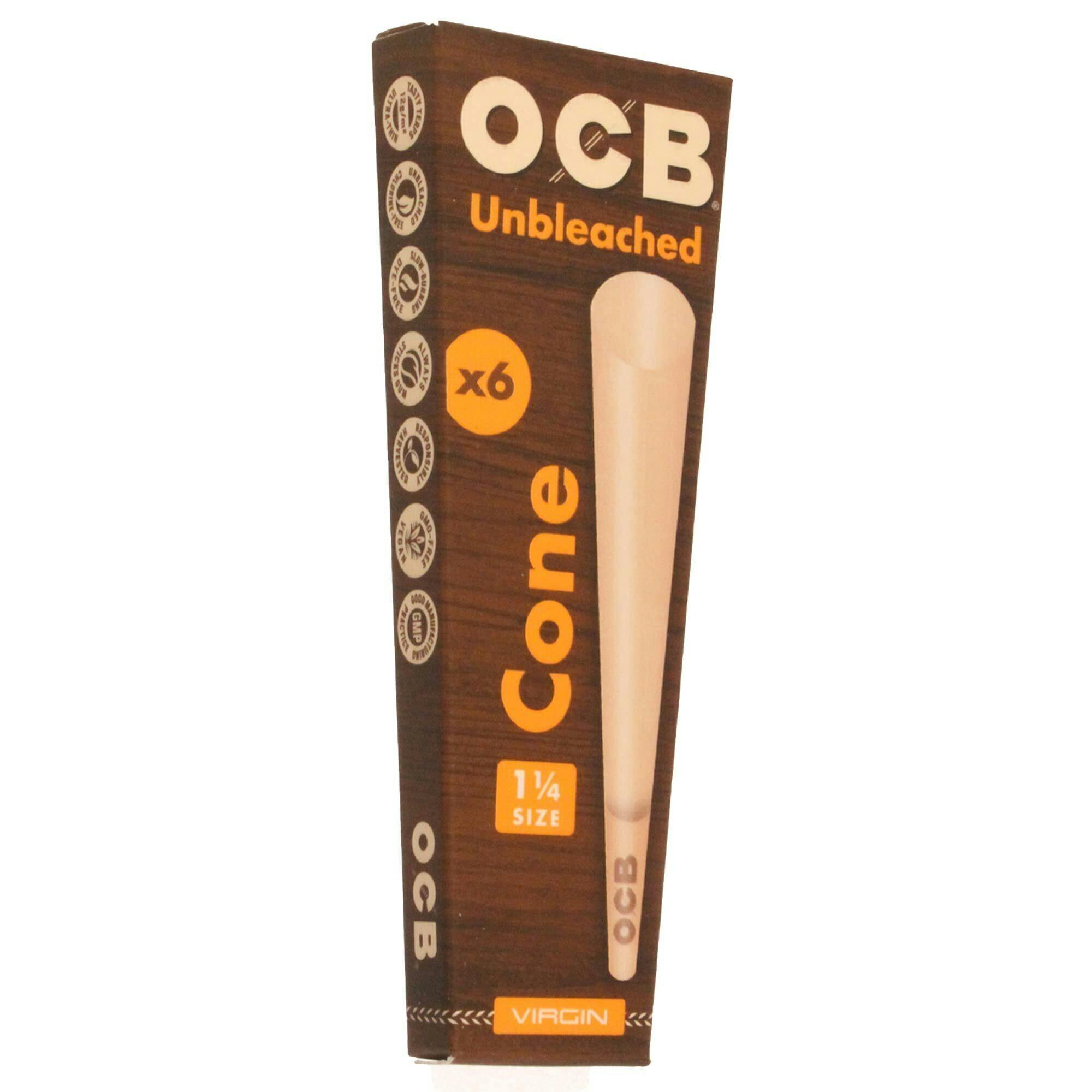 Unbleached X6 cones (1 1/4") | Accessories at Trail's Head Cannabis Co.