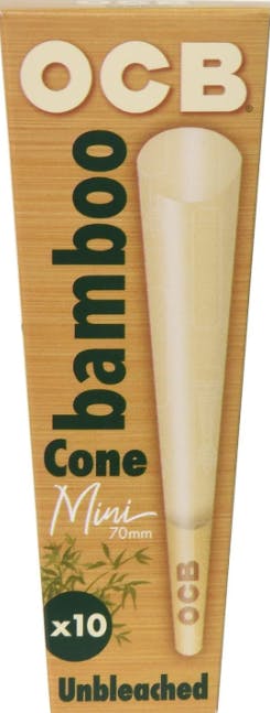 Ocb | Bamboo Mini | Unbleached Cones | Accessories