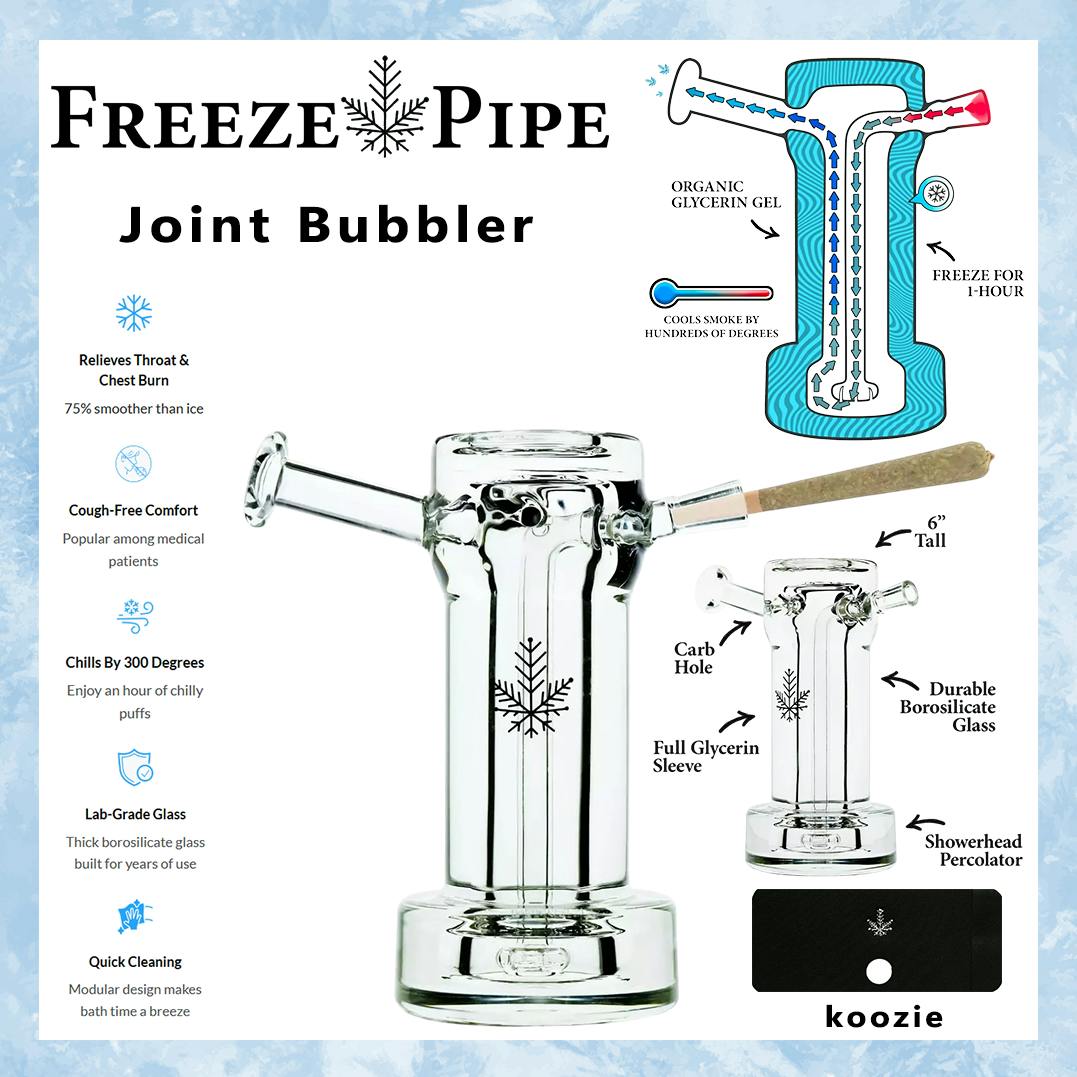 Cool Smoke Joint Bubbler Freeze Pipe | Pipes