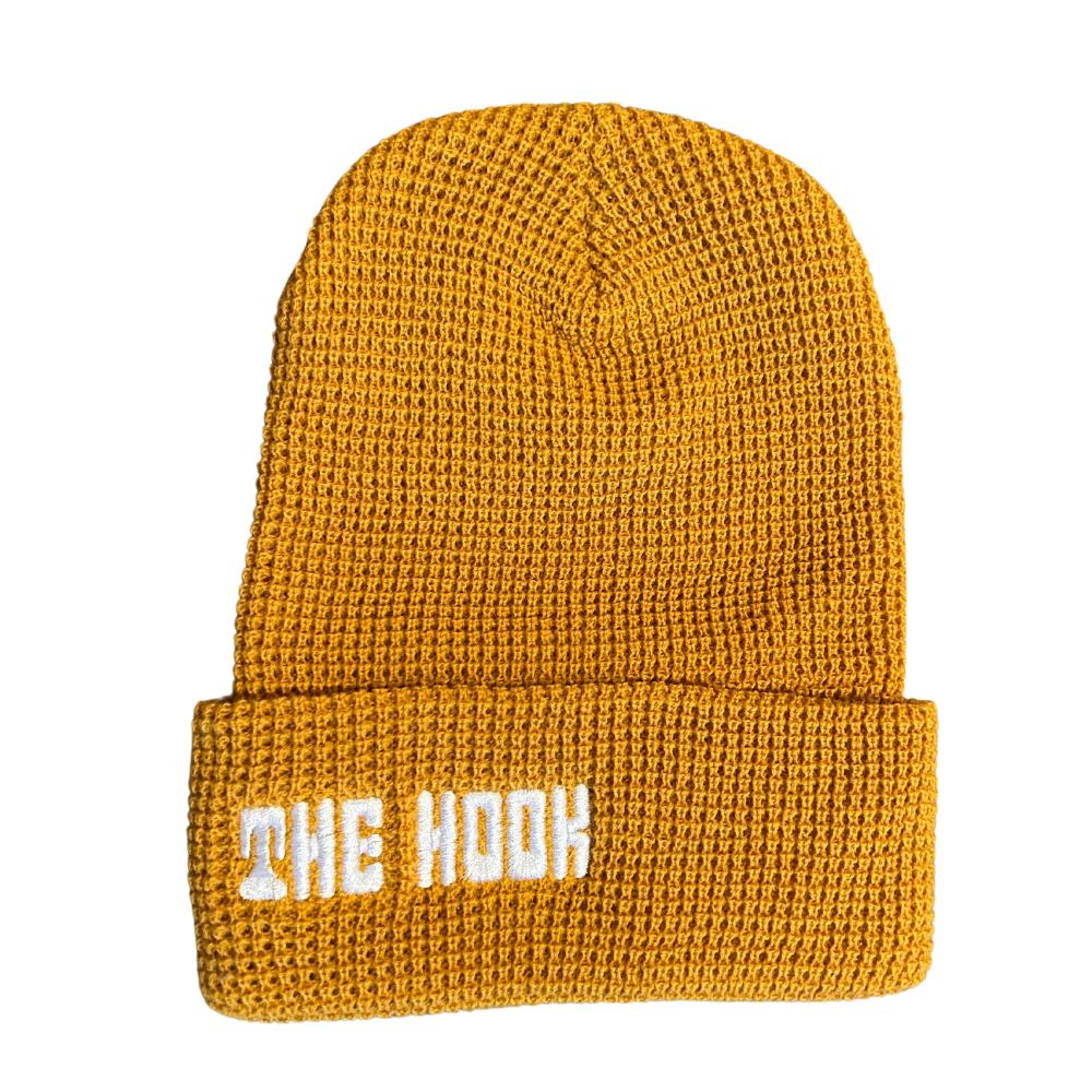 The Hook Waffle Beanie - Mustard | Apparel | Hats
