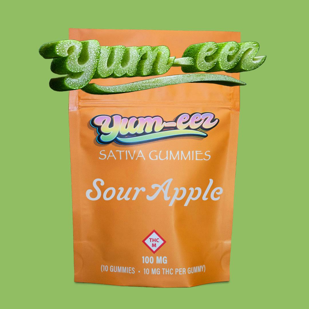 Sour Green Apple | Gummies | 100mg () | Gummies | 10pk | 10mg/ea at High Profile of St Robert Dispensary