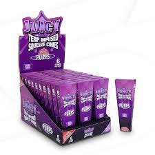 Juicy Terp Infused Squeeze Cones 1 1/4 6pk (Purps) | Accessories by Juicy Jay's