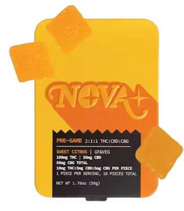 Sweet Citrus Pre-Game Gummies | Gummies | 10pk | 10mg/ea