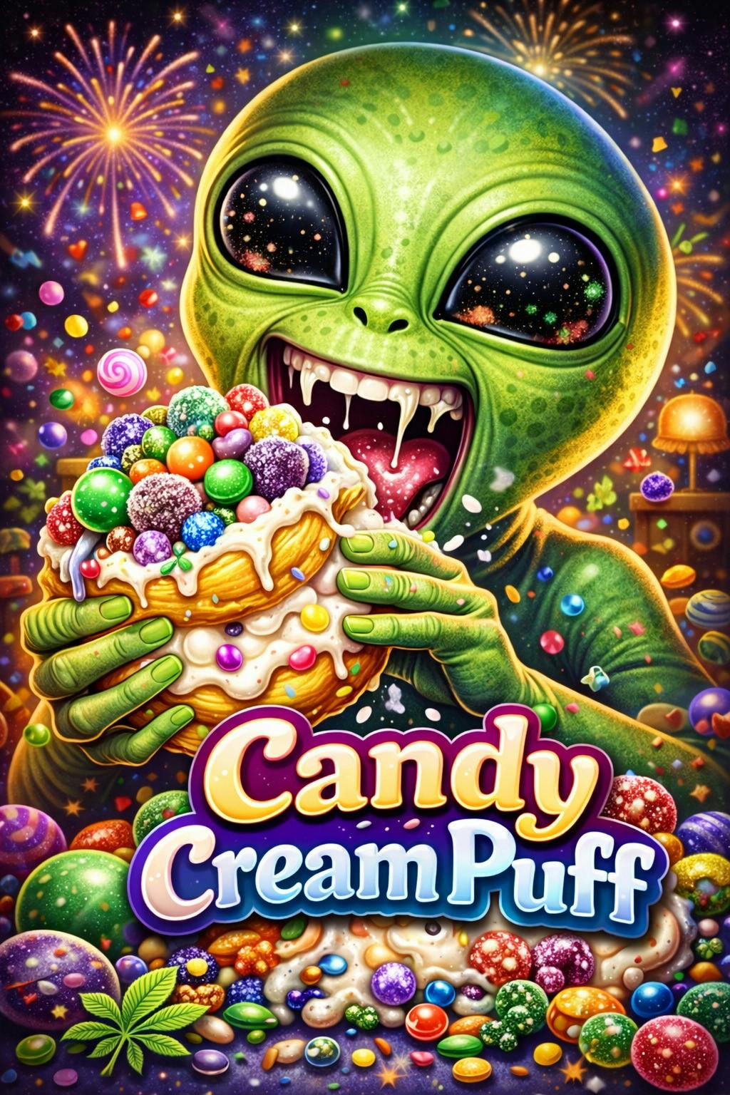 candy cream puff | Big Buds | 1g by Deli