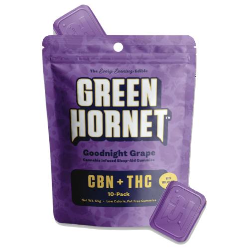 Good Night Grape | Gummies | 10pk | 10mg/ea by Green Hornet