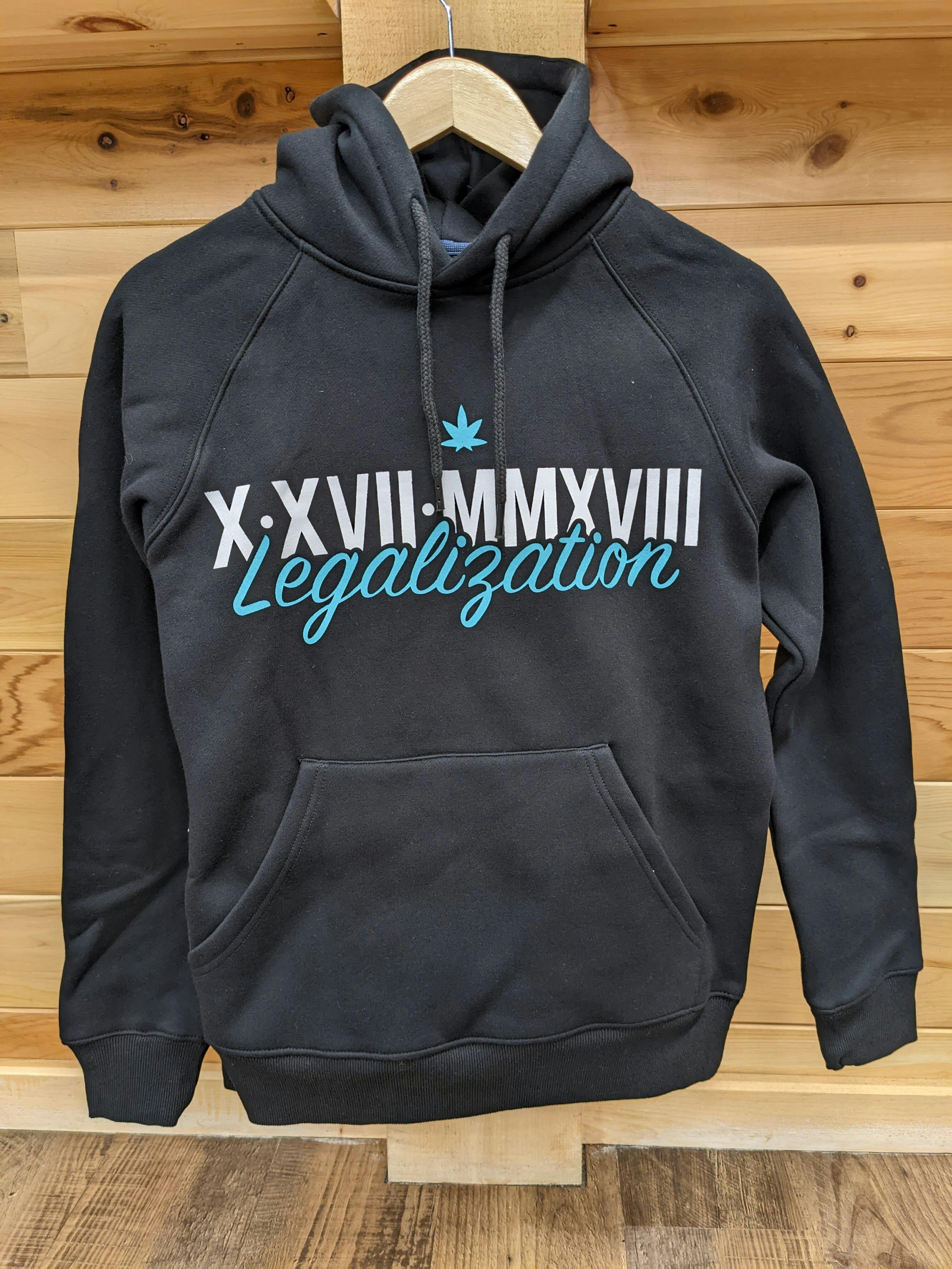 Black Legalize it! Hoodie - SMALL | Apparel