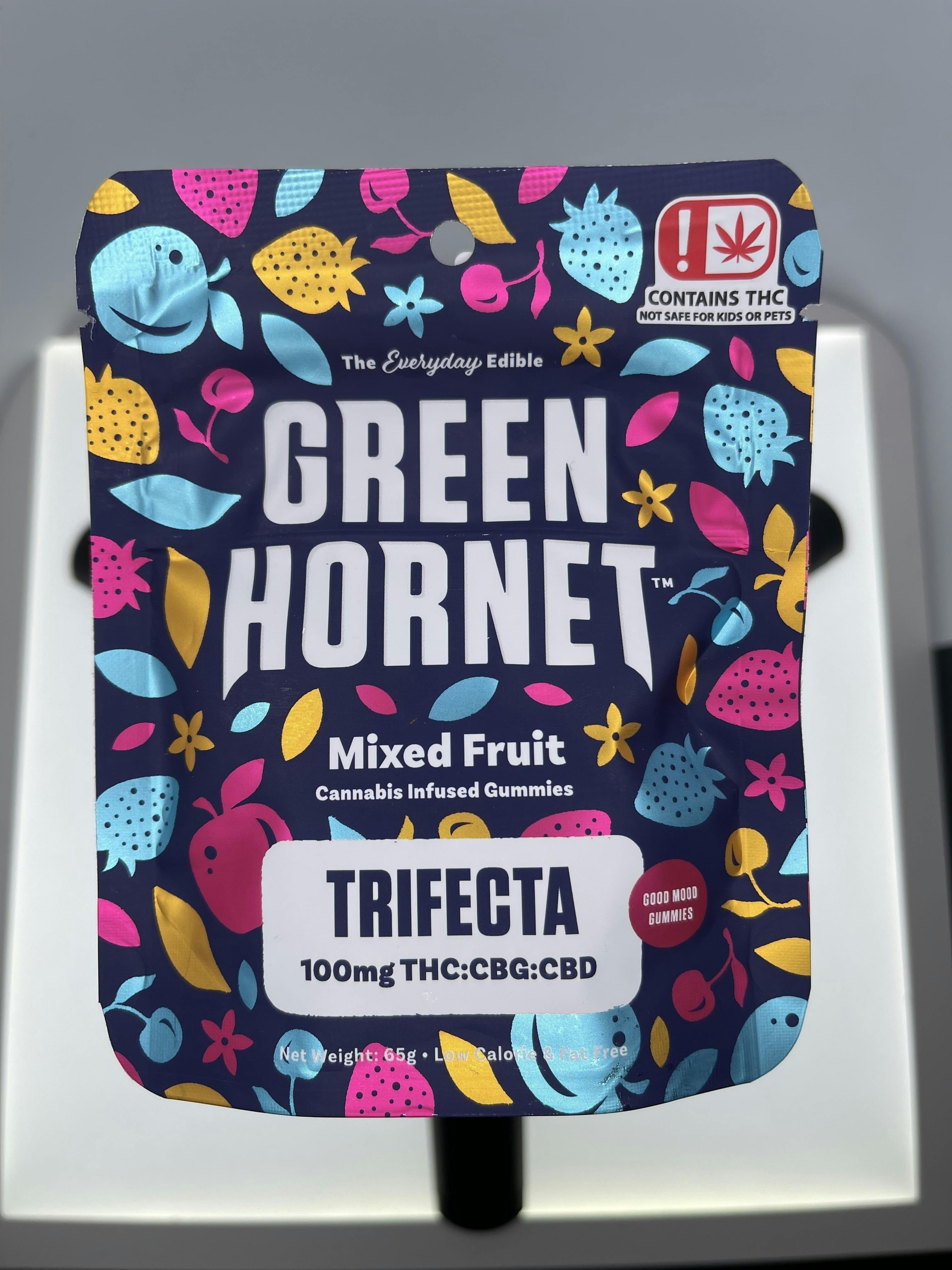 Trifecta Mixed Fruit Gummies | 10pk | 10mg/ea by Green Hornet