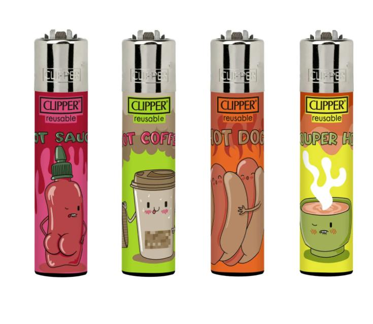 Clipper Refillable Lighters - Hot Sentences | Accessories