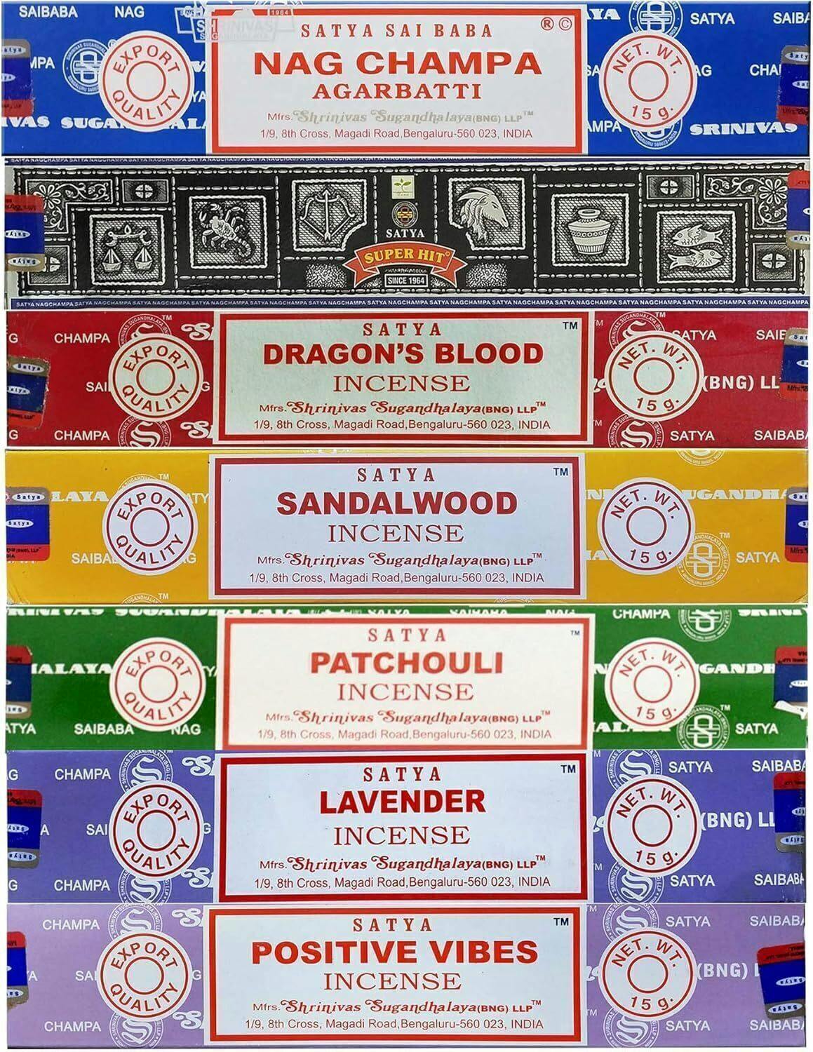 Satya | Incense | Assorted Scents | Accessories at Tree House Craft Cannabis Dispensary Pepperell