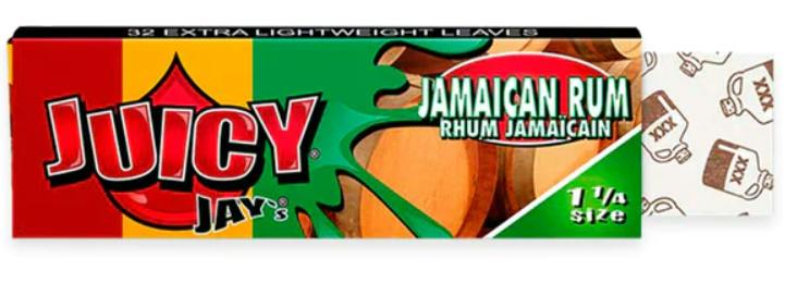 Juicy Jay's Flavored Rolling Papers - Jamaican Rum (1¼" or 79mm) | Accessor by Juicy Jay's