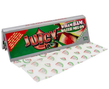 Juicy Jay | Superfine Wham Bam Watermelon Rolling Papers | 1 1/4 | Accessor at NOBO