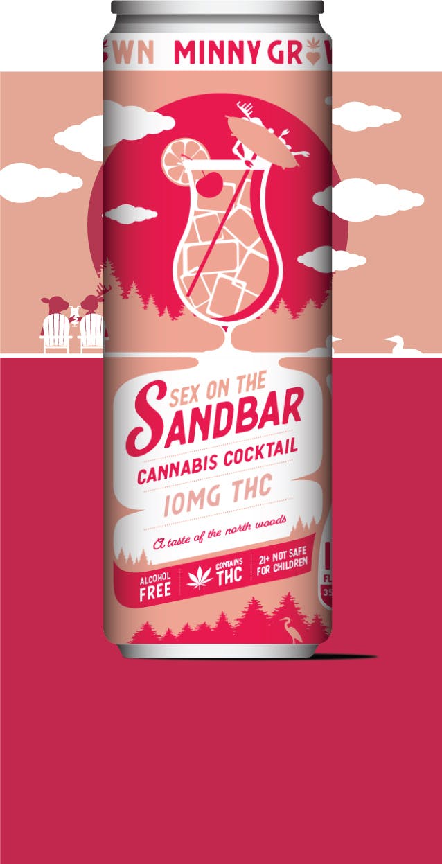 Sex on the Sandbar | Non-carbonated | 10mg | 12fl oz at Green Apple Cannabis