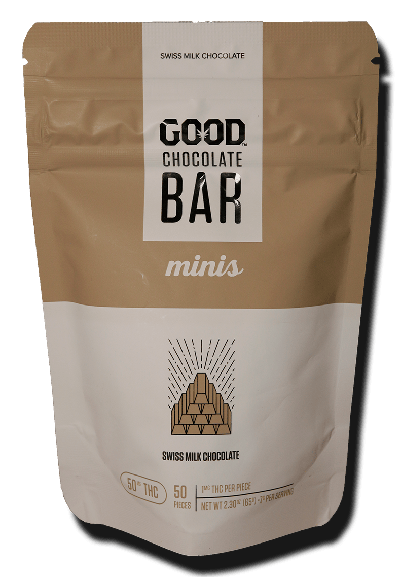 Milk Chocolate Micro Dose Minis | Chocolates | 50pk | 1mg/ea