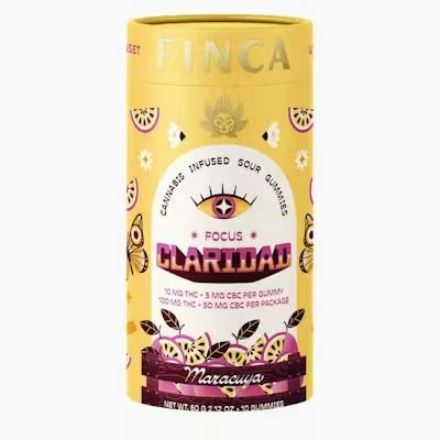 Claridad Passion Fruit | Gummies | 10pk | 10mg/ea
