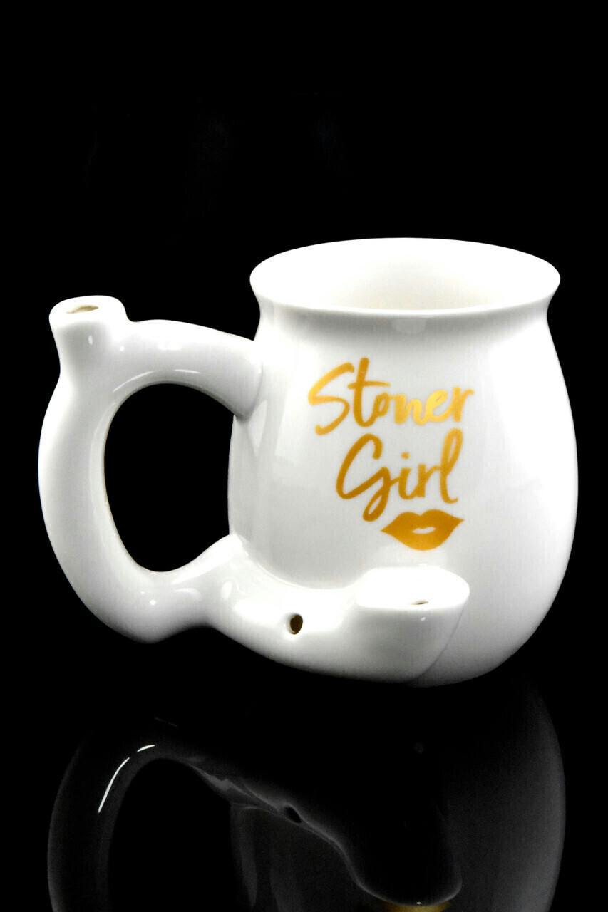 SPS - Ceramic Mug Pipe Stoner Girl | Accessories by SPS