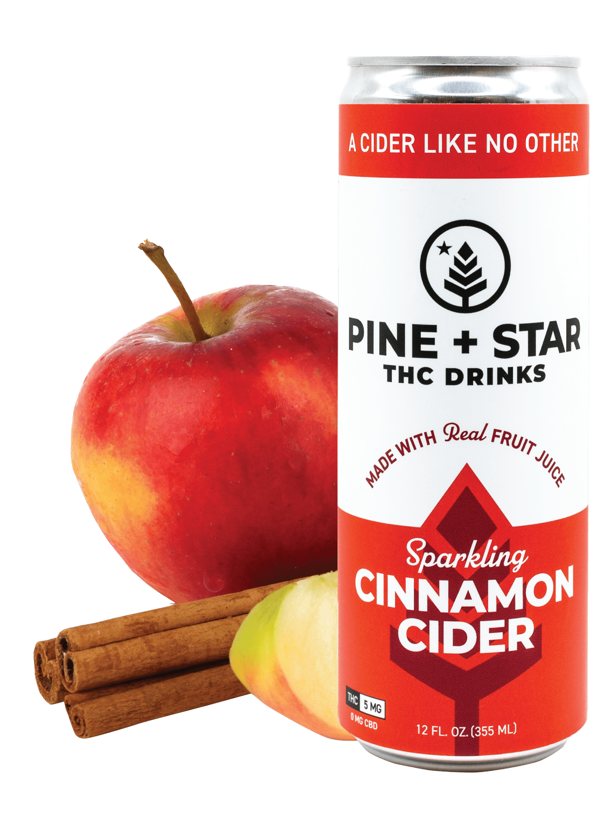 Cinnamon Apple | Non-carbonated | 5mg | 12fl oz