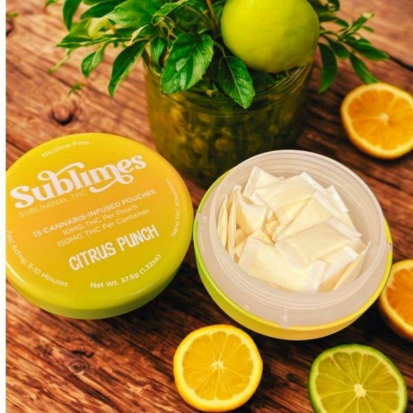 Sublimes | 150mg | Citrus Punch Pouches | 30pk | 5mg/ea