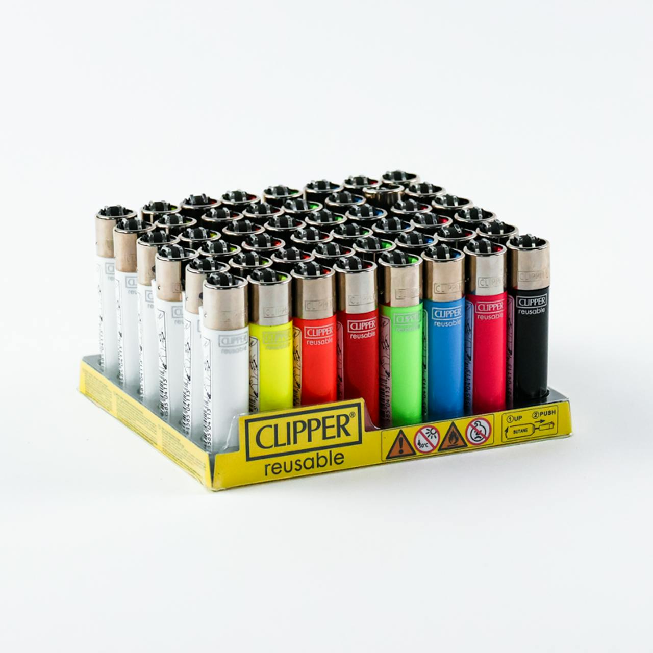 Clipper Lighter - Large Assorted Solid Colours | Accessories