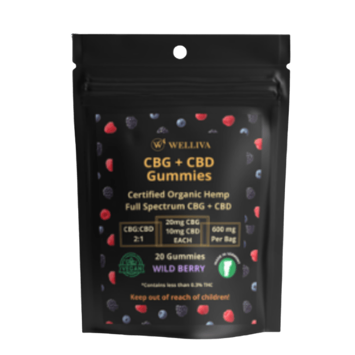 CBG + CBD Balanced Gummies | Gummies | 20pk