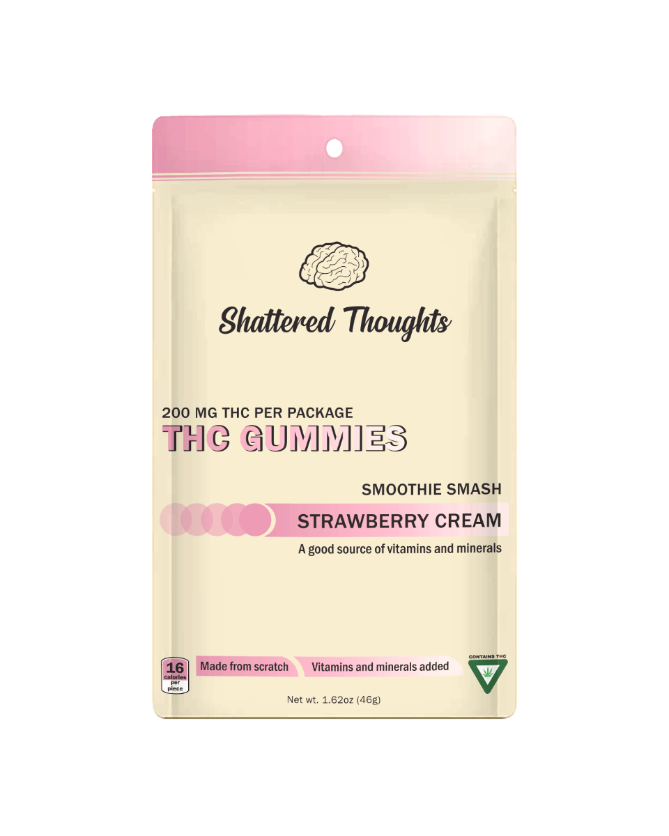 Shattered Thoughts | Strawberry Cream | 200mg | 10ct | 20mg/ea