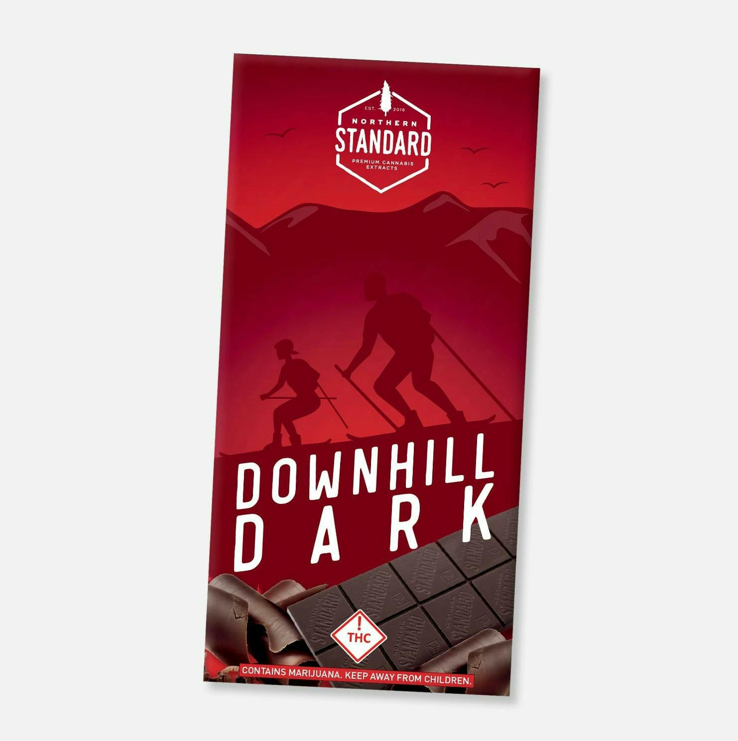 Downhill Dark (H) - 100mg Chocolate - Northern Standard | Chocolates | 100m