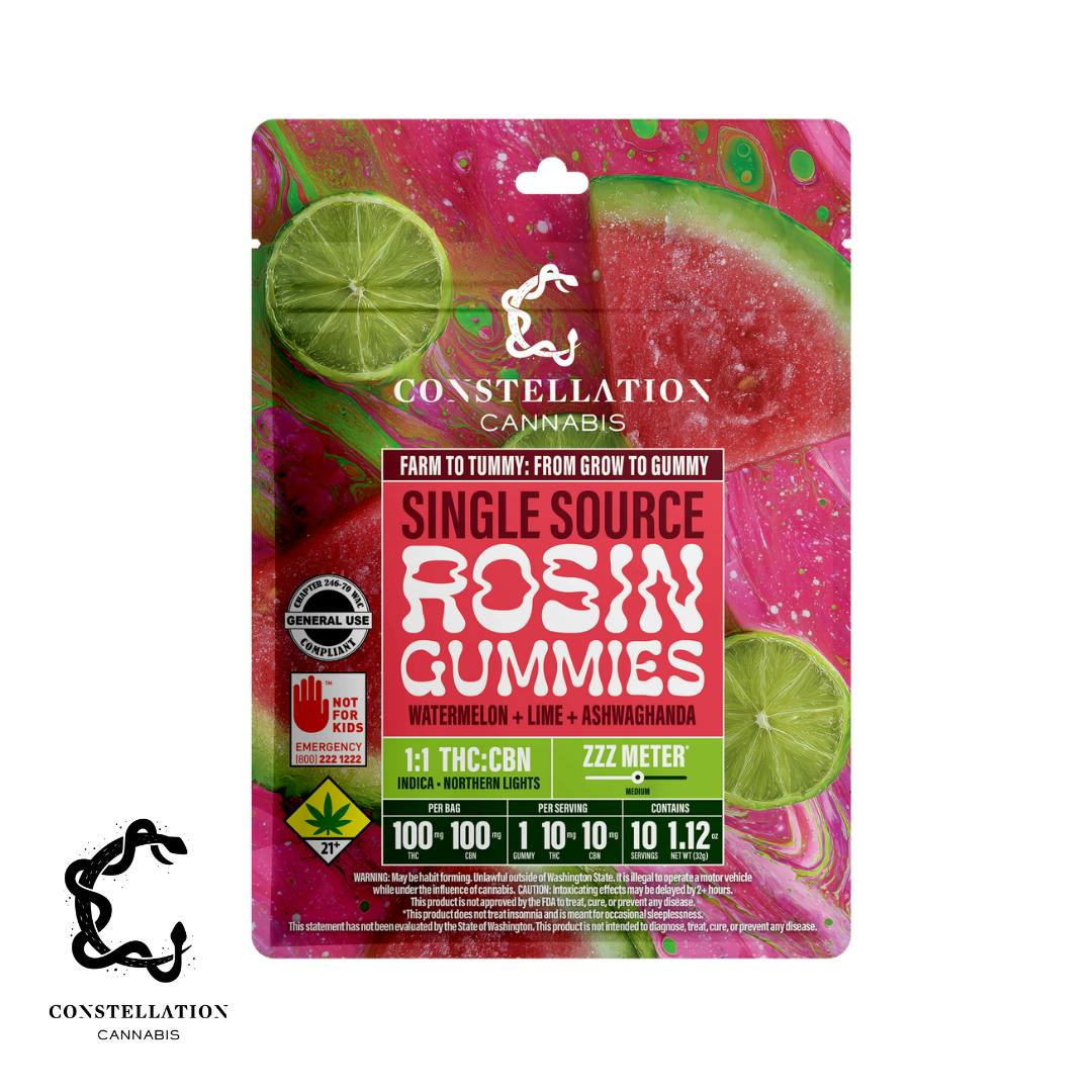 Watermelon Lime + Ashwagandha CBN Gummies | Gummies | 10pk | 10mg/ea