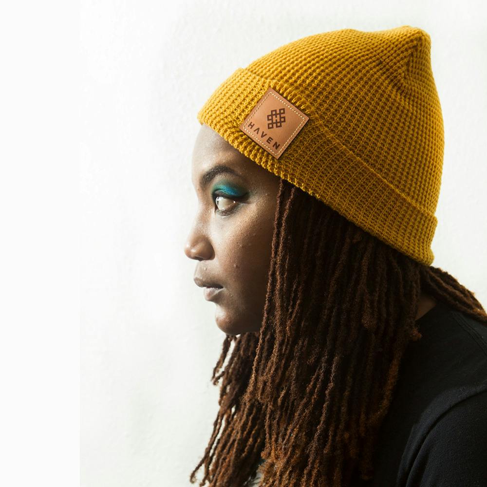 Haven - Main Collection - Gold Beanie | Apparel | Hats