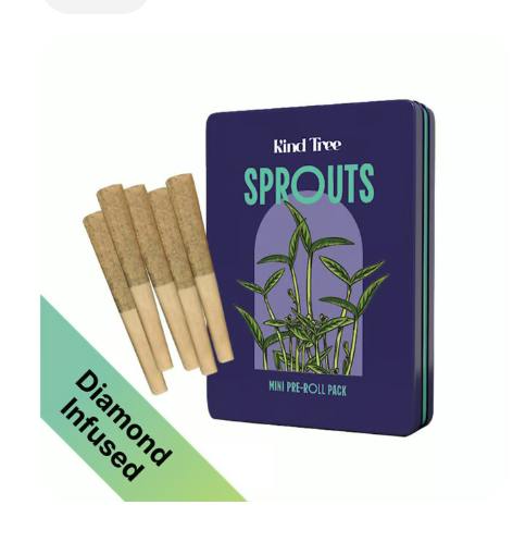 cherry slushee | Infused Joints | 0.35g | 5pk at Carry-On Cannabis