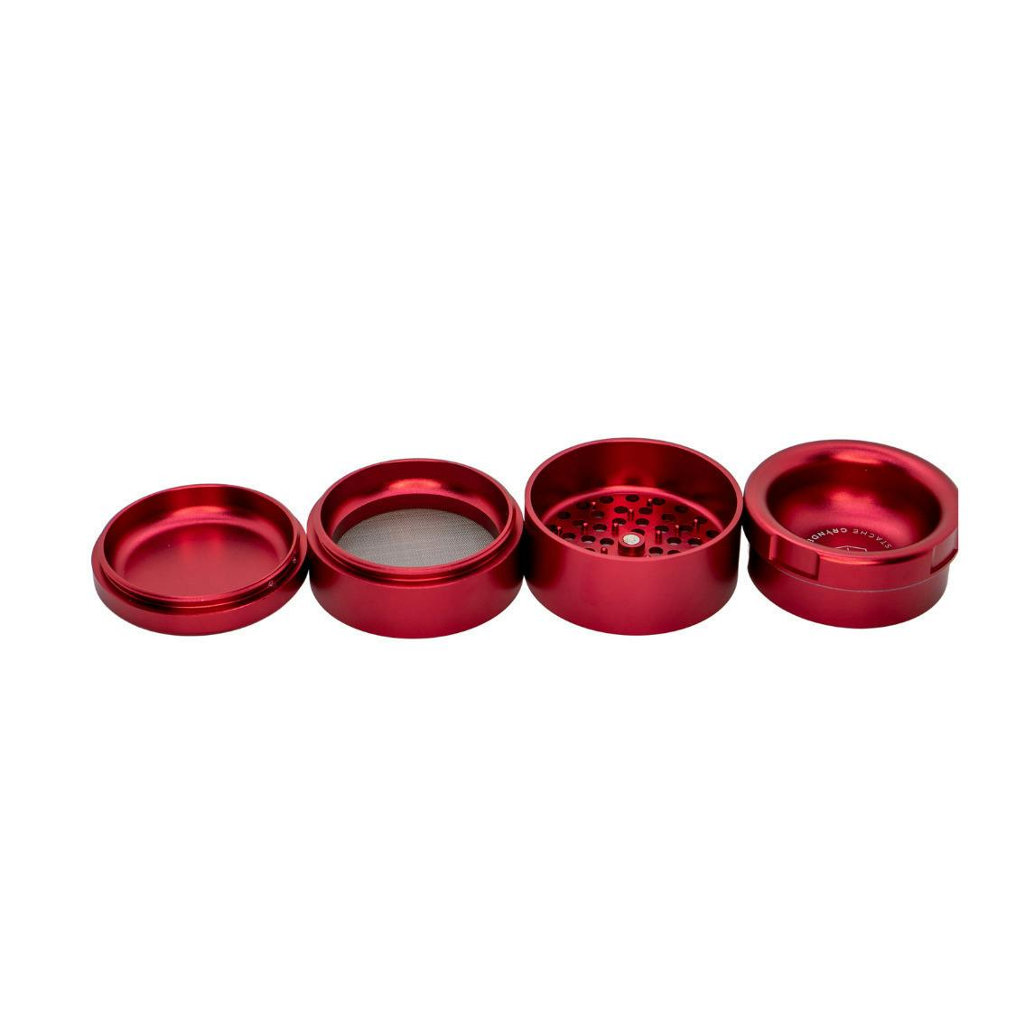 Stache | 4 Piece Grynder | Red | Accessories