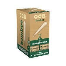 OCB - 1¼ Pre-Roll Cones - Bamboo - 6pk | Accessories at High Roller Cannabis Club