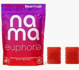 Nama | Chews | 100mg/ | Euphoria Sour Berry | Fast Acting | Gummies | 2pk | at Bloom Cannabis Dispensary
