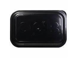 OCB - Plastic Lids for Rolling Trays - Black - Medium | Storage