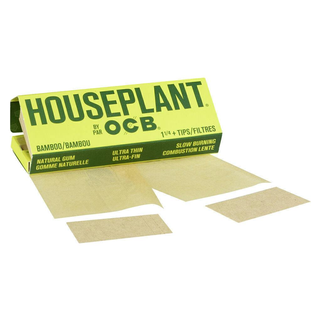 Houseplant by OCB - Bamboo 1 1/4 + Filters - 100 Pack | Accessories
