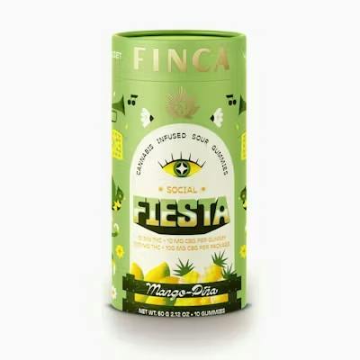 Fiesta Mango Piña Social Gummies | Gummies | 10pk | 10mg/ea