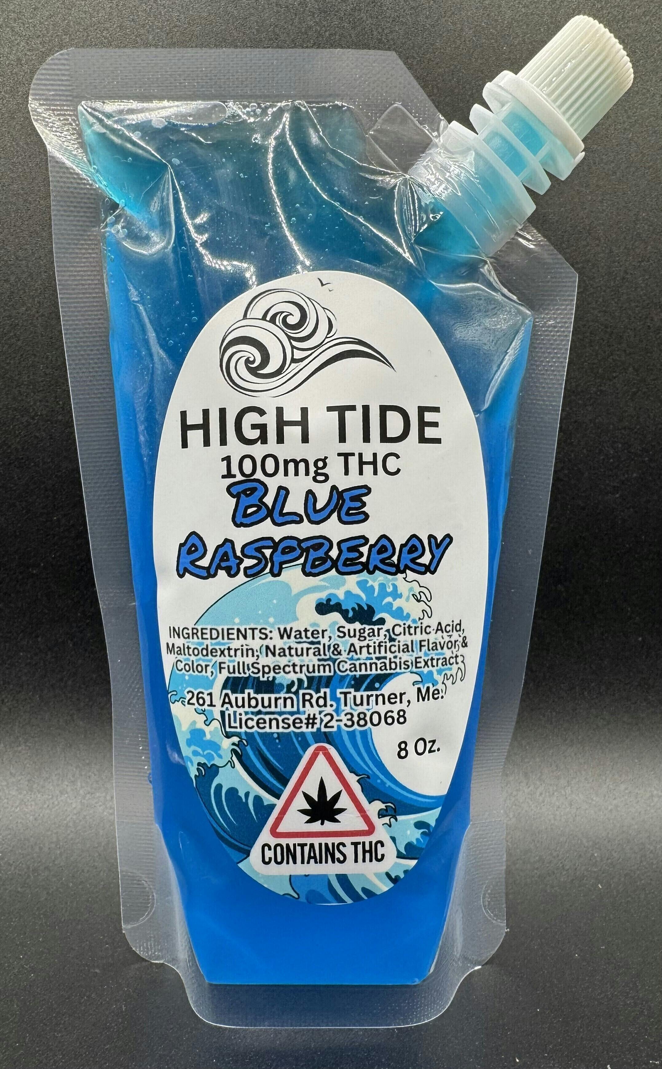 Blue Raspberry | Non-carbonated | 100mg | 8fl oz by High Tide