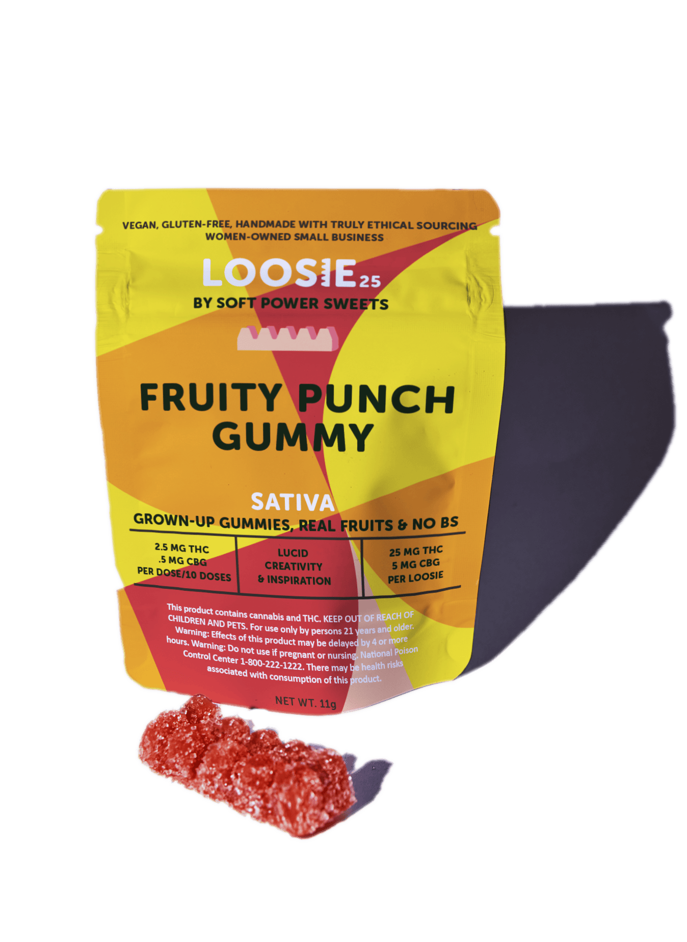 Fruity Punch Gummies | Gummies | 10pk | 2.5mg/ea