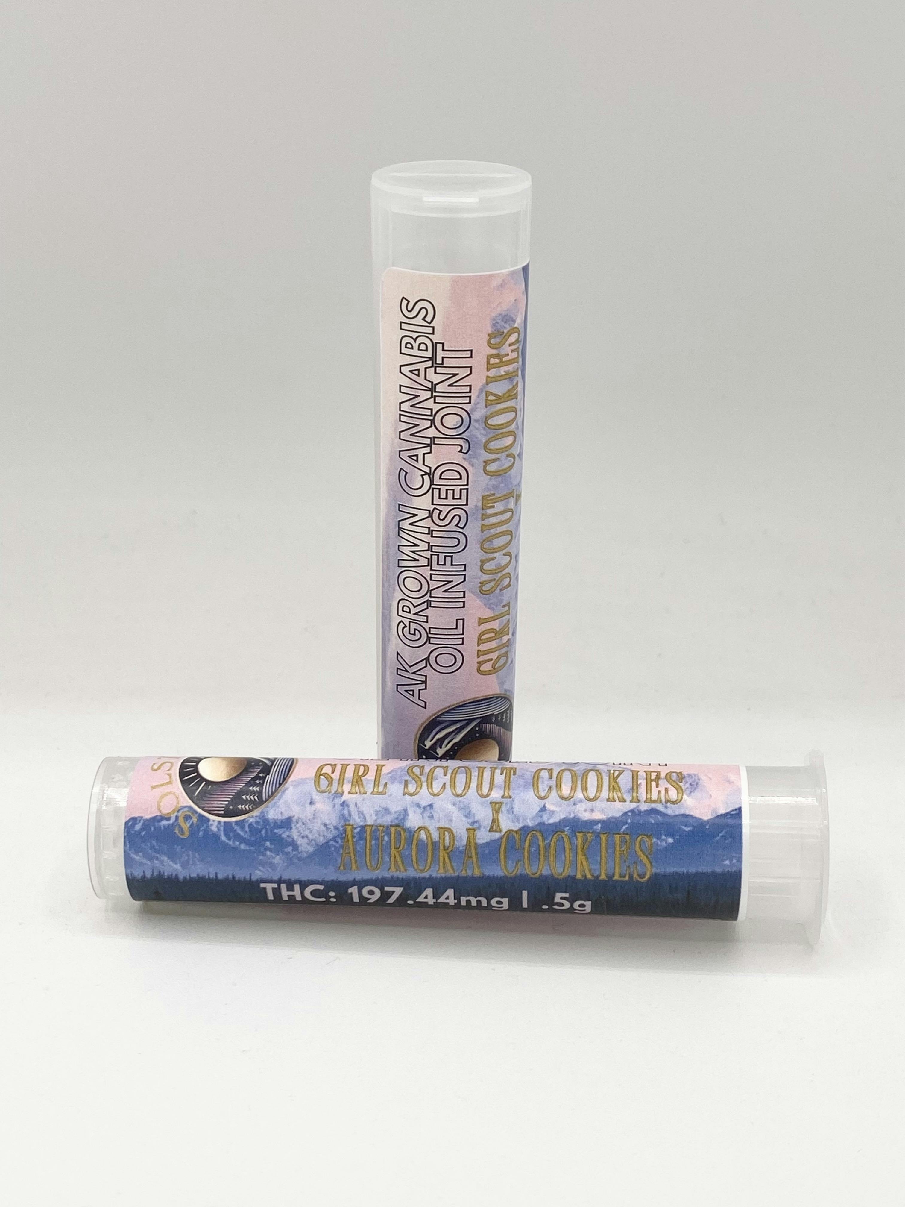 Aurora Cookies & GSC | Infused Joints | 0.5g by Solstice