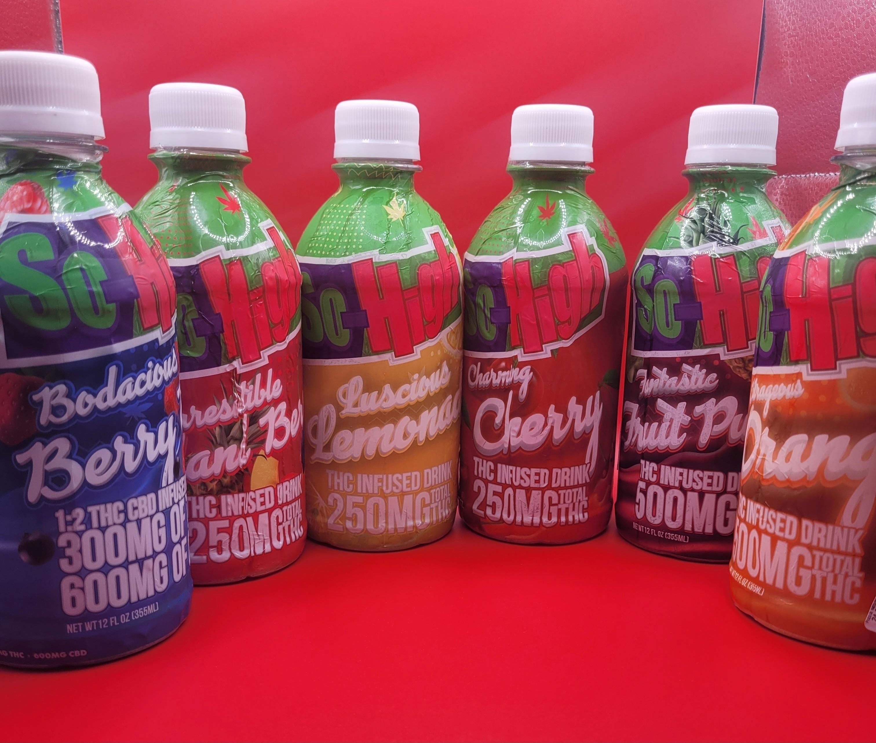 So-High Drinks - Edibles - Berry Blue 1:1 - Sugar Free 350MG | 350mg/ea