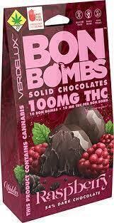 Bon Bombs Raspberry Chocolate | Chocolates | 10pk | 10mg/ea