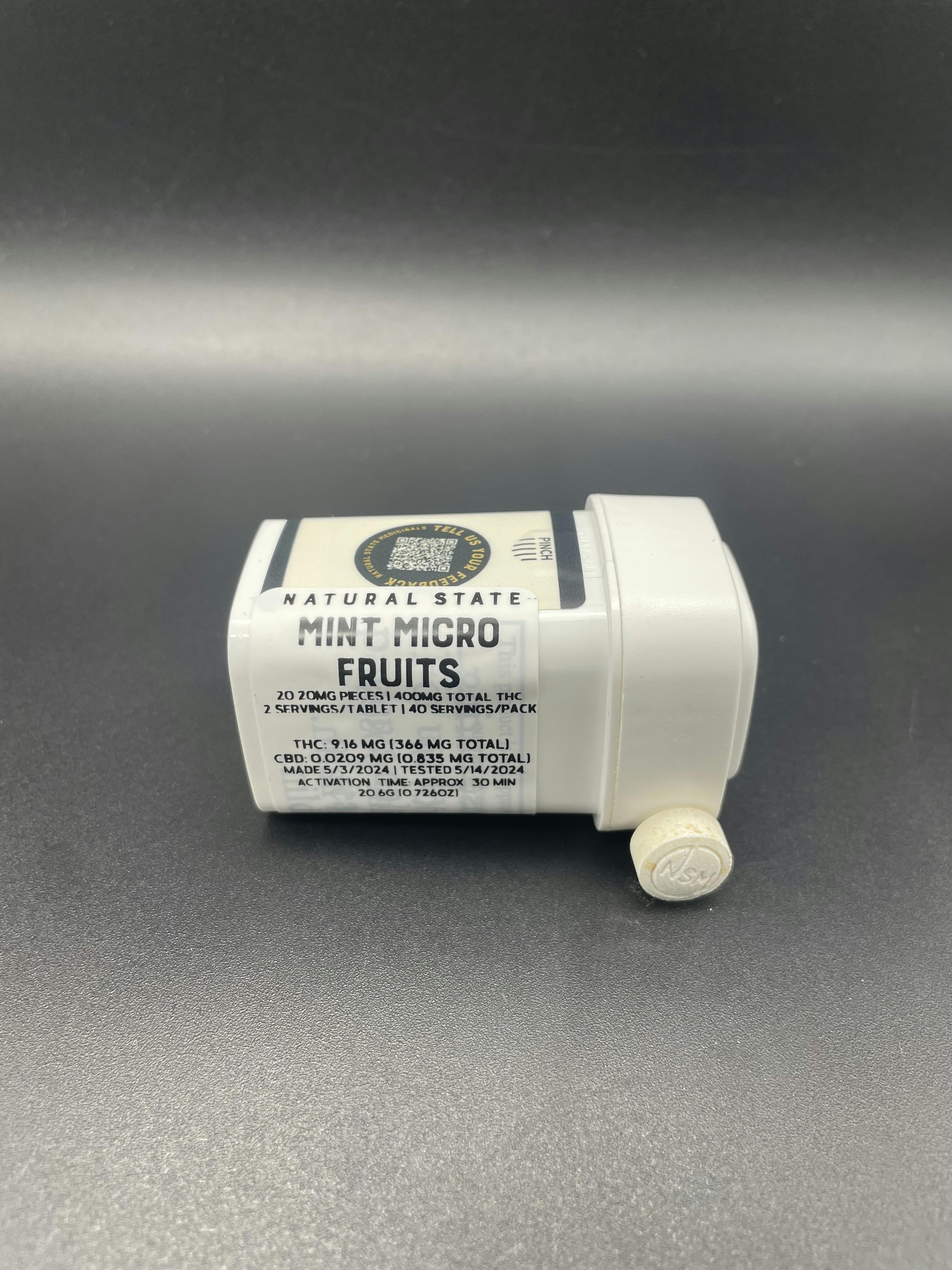 Micro Fruits Mint | 20pk | 20mg/ea