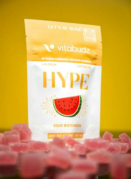 Sour Watermelon Hype Gummies | Gummies | 10pk | 10mg/ea