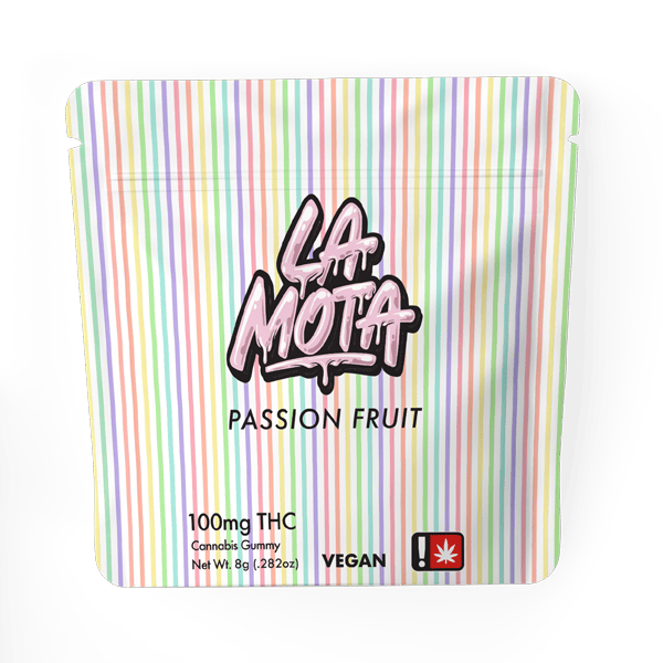 Passion Fruit | Gummies | 100mg/ea at La Mota - Drain