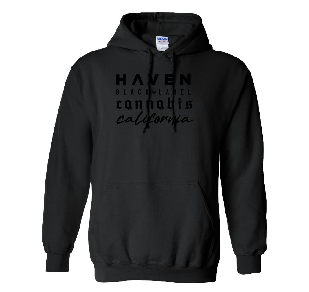 Haven - Limited Edition - Black on Black Hoodie (M) | Apparel