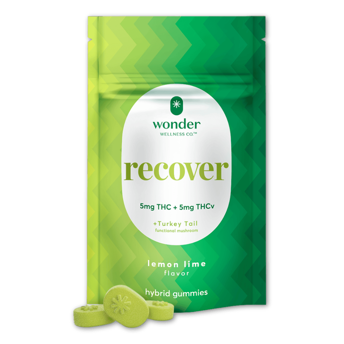 Recover Lemon Lime Gummies | Gummies | 20pk | 5mg/ea