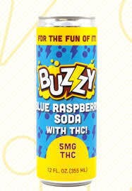 Blue Raspberry | Non-carbonated | 5mg | 12fl oz at Comm Ave Canna: Recreational Cannabis Dispensary, Boston - Brookline MA
