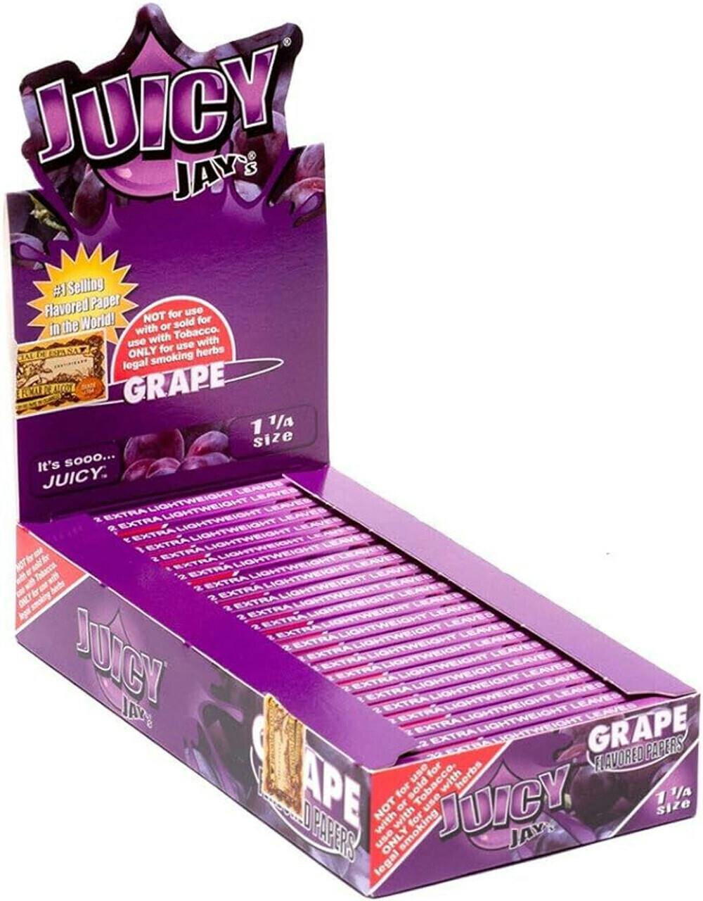 Grape Rolling Papers | 1 1/14 | Accessories by Juicy Jay's