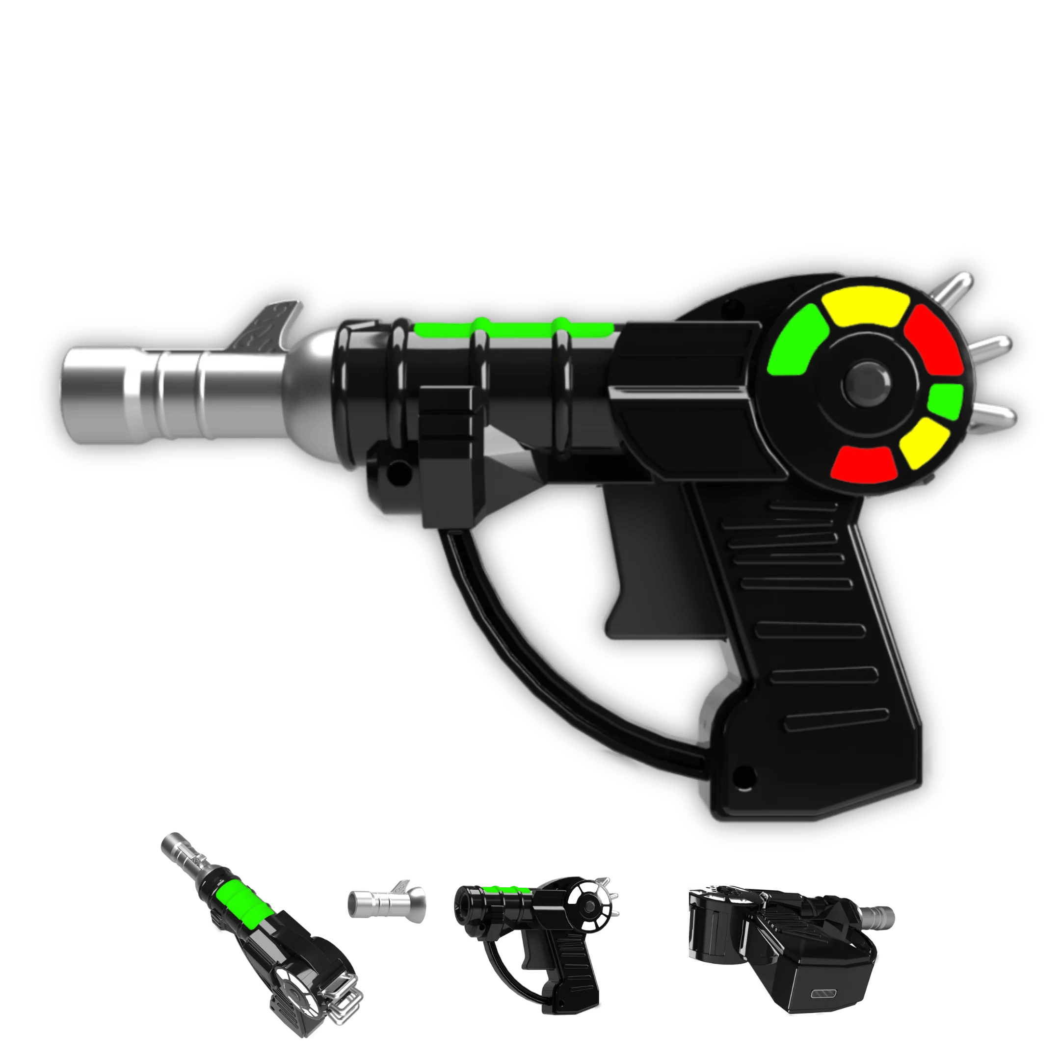 Black Raygun Penjamin Battery with Lights and Sound - Smyle Labs | Accessor