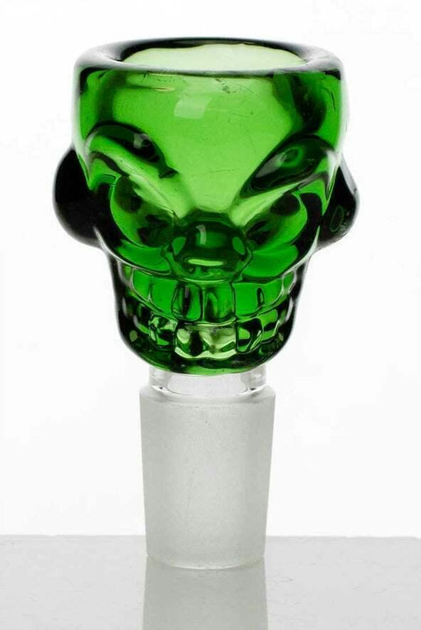 Skull Shape Glass Large Bowl - Assorted Colours | Accessories
